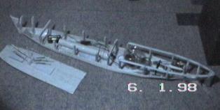 Ship under construction